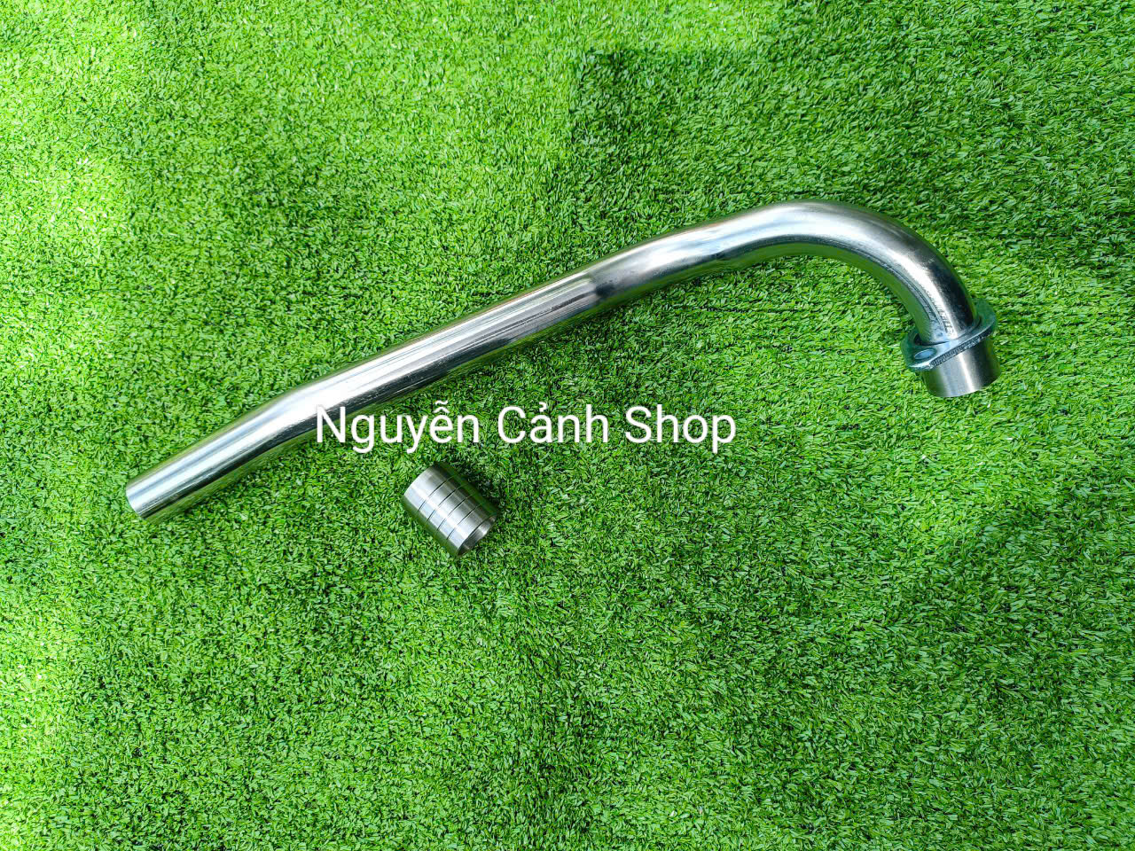 Cổ pô Sirius 110 có khâu pô inox 304 27mm