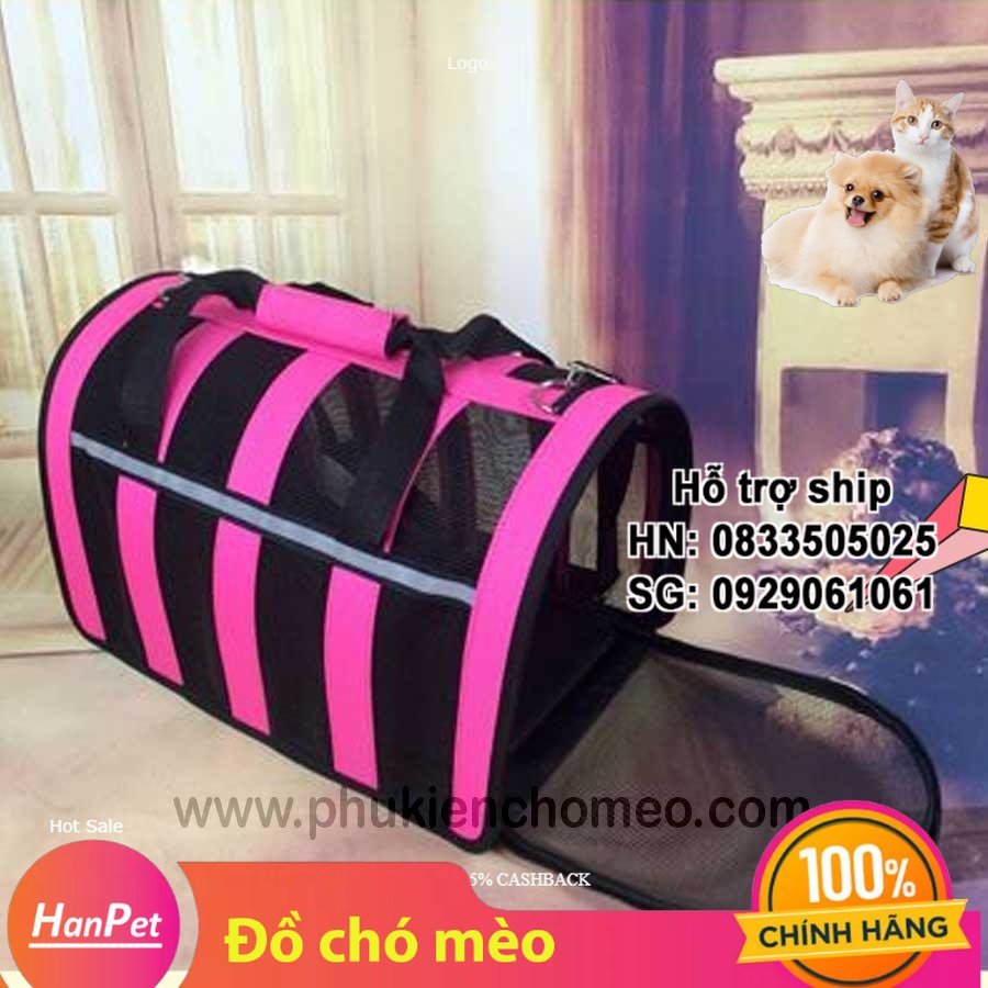 Túi Cứng Vận chuyển chó mèo dưới 7kg (hanpet 373) size đại