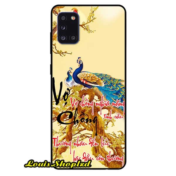 Ốp lưng dành cho samsung galaxy a31 - thư pháp vợ chồng