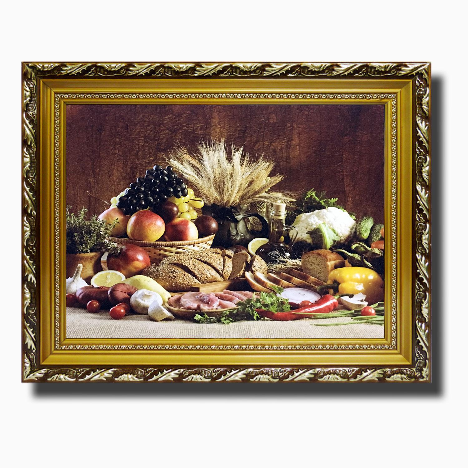 Tranh treo tường - Trái cây ngũ sắc 6 - Tranh Minh Hiền (KHUNG GỖ - 40 x 50cm)