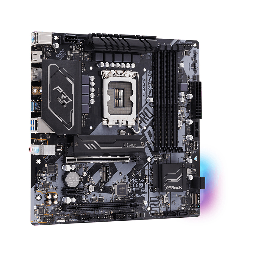 Mainboard Asrock B660M Pro RS ( Intel B660/LGA 1700/4 khe/M-ATX/DDR4 ) - Hàng Chính Hãng
