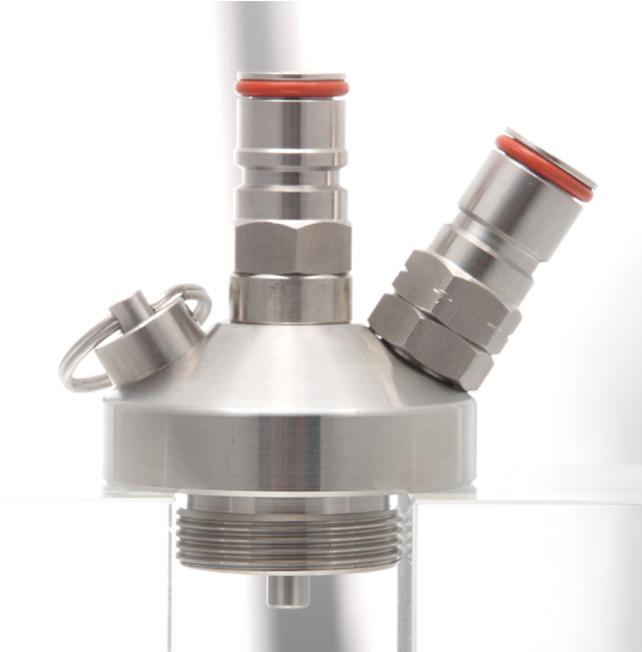 Online Mall  Van Khóa Keg Beer Ball Lock 2 Vòi Type3