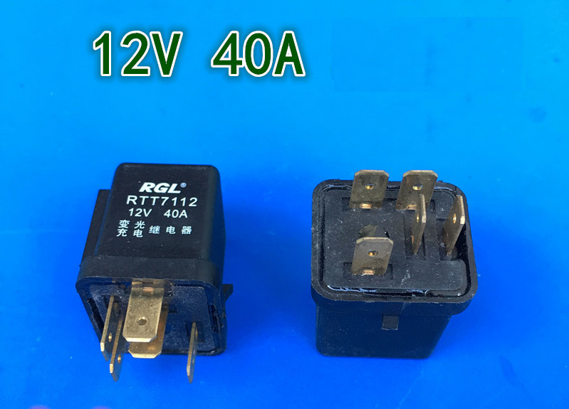 RELAY (ROLE) 5 CHÂN 12V 40A RGL VUÔNG
