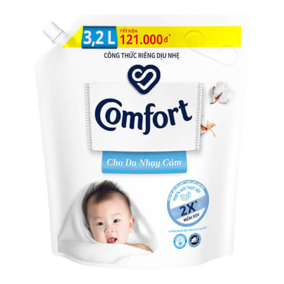 NƯỚC XÃ VẢI COMFORT CÁC LOẠI 3.2L