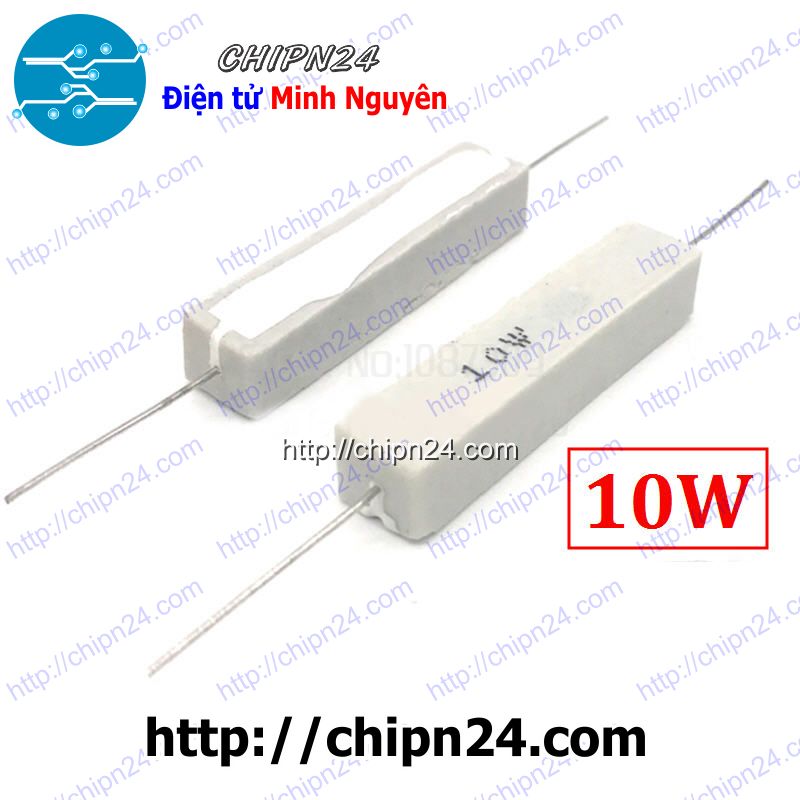 [2 con] (F141) Điện Trở Sứ 5K 10W