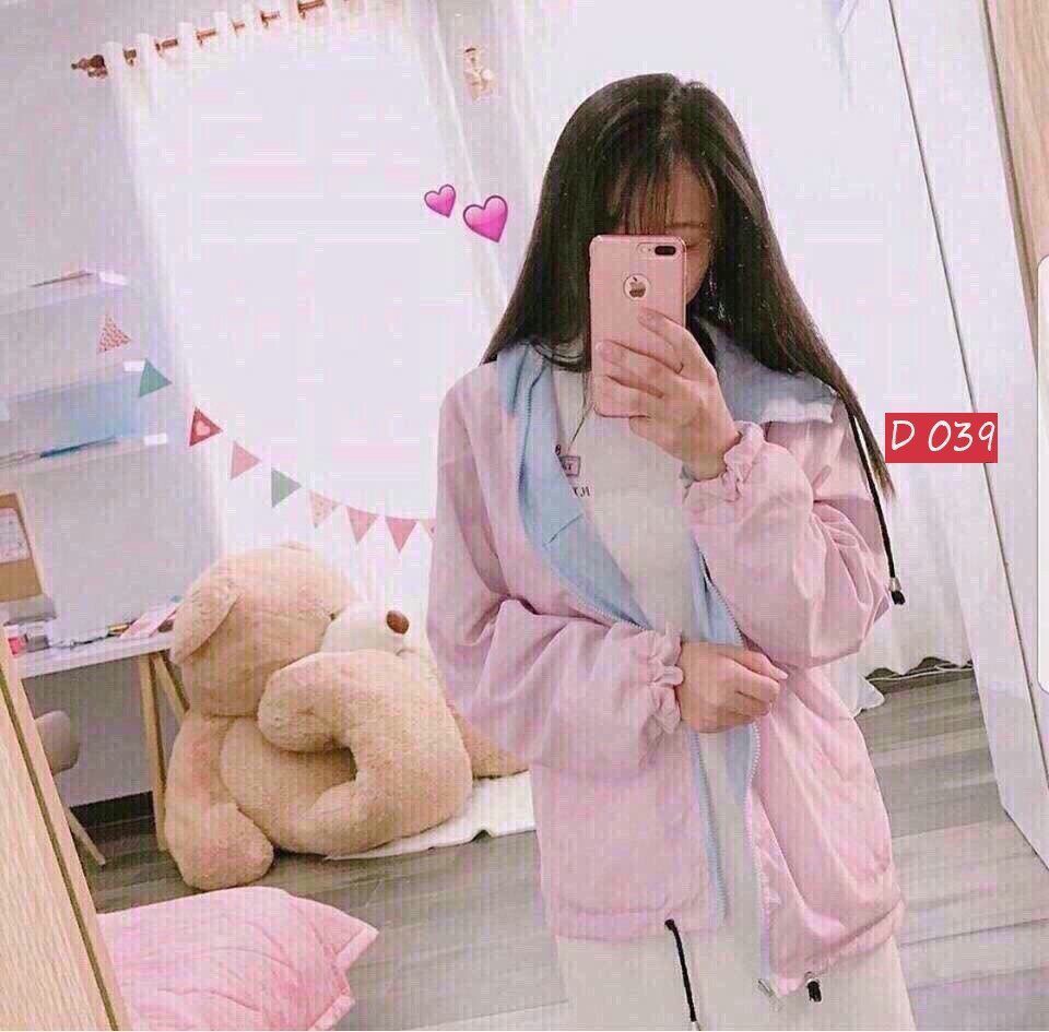 [HCM]Áo Khoác Dù 2 Mặt