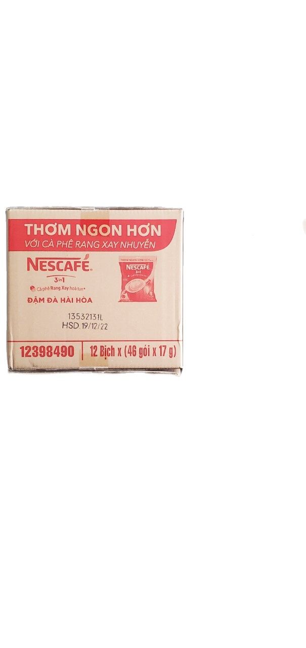 NESCAFE 3IN1 ĐẬM VỊ CÀ PHÊ BỊCH 46 GÓI 17GR ( Gói màu đỏ)