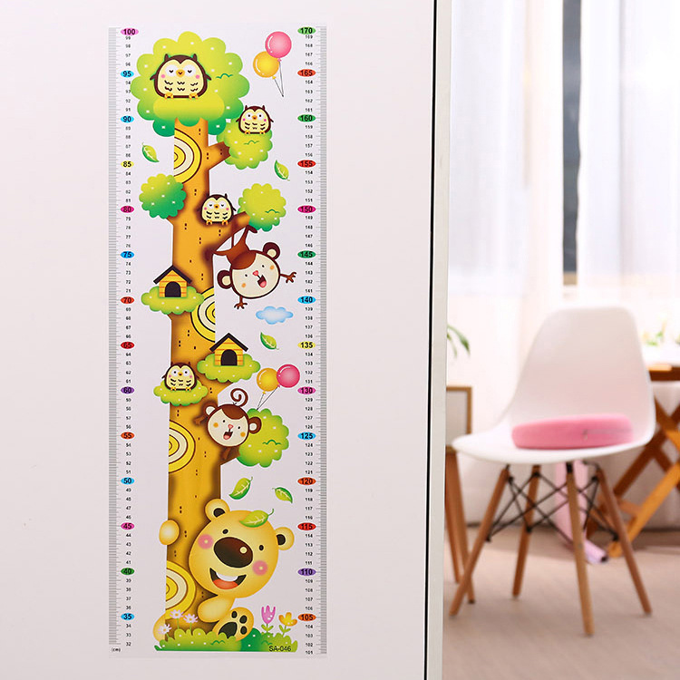 Decal thước đo chiều cao nguyên tấm 170cm