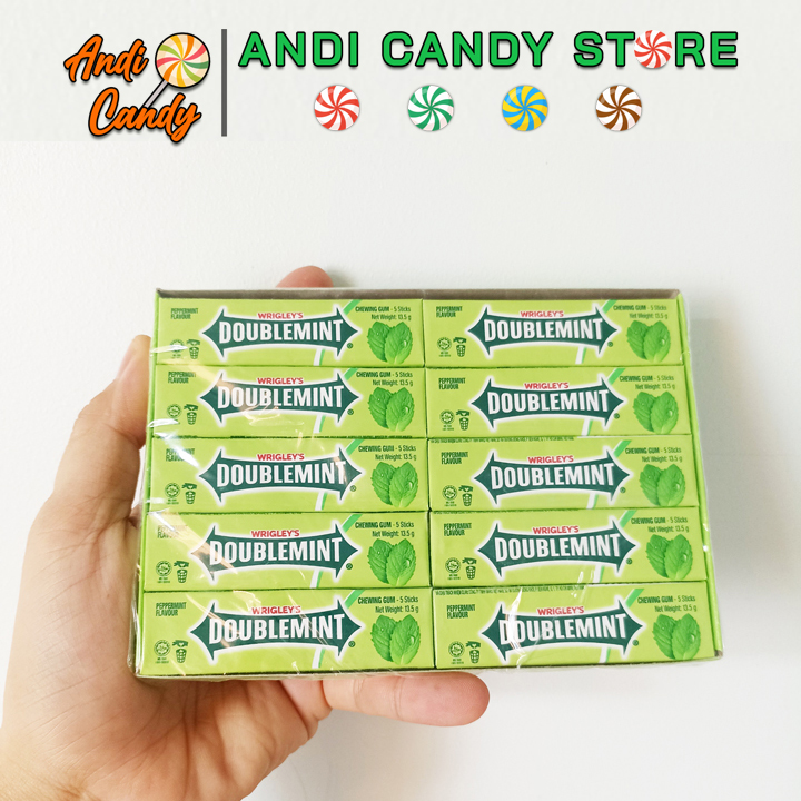 Kẹo gum Doublemint Bạc Hà 20 Thanh