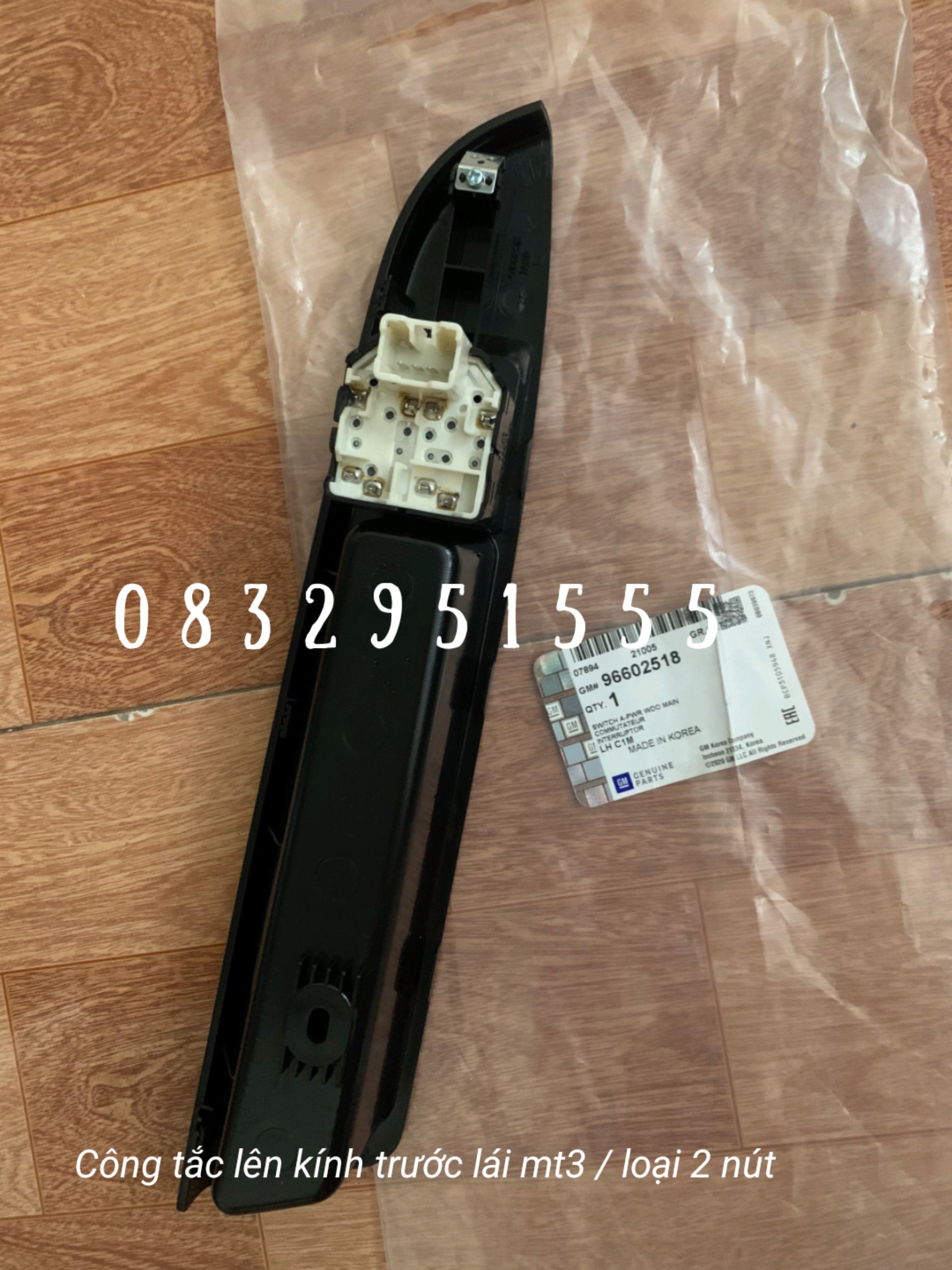 công tắc lên xuống kính Matiz 3, spark m200 ( vế trước lái , loại 2 nút  , xịn , Lh 0832951555 )