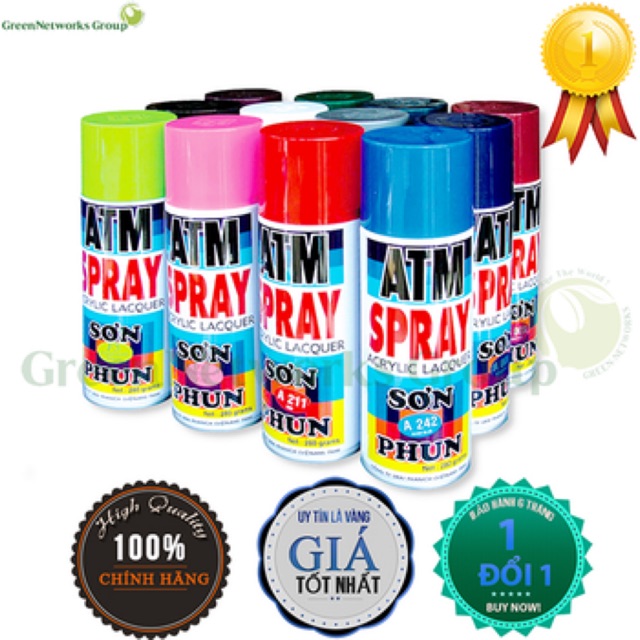 sơn xịt ATM bán lẻ giá sỉ(400ml)