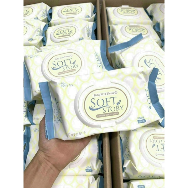KHĂN GIẤY ƯỚT SOFT STORY CAO CẤP HÀN QUỐC