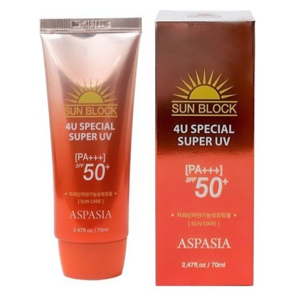 Kem Chống Nắng Aspasia 4U Special Super UV Sun Block SPF50 70ml nhập khẩu