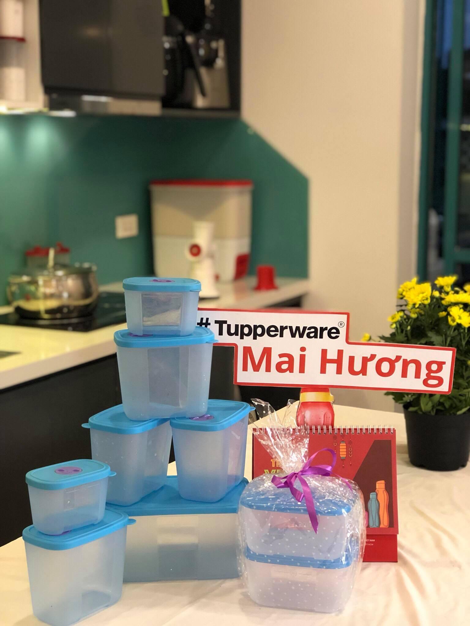 Bộ 7 hộp trữ đông tupperware