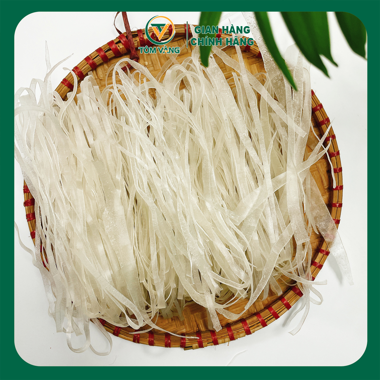 Miến Sắn Dây Tôm Vàng - Túi 200g