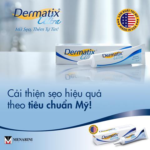 [GIẢM 20K ĐƠN 399K] Dermatix Ultra Gel Làm Mờ Sẹo 7g