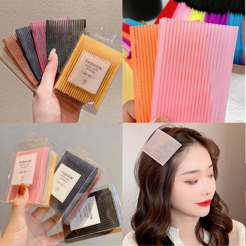 Combo 10 miếng dán cố định tóc gọn gàng trang điểm rửa mặt