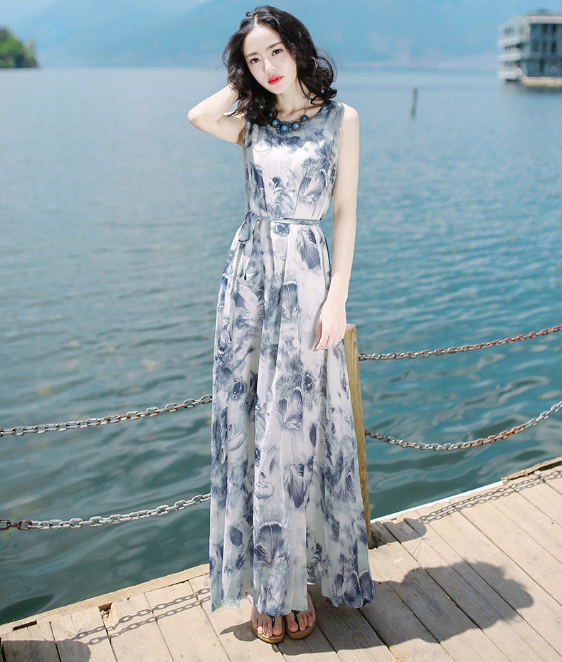 ĐẦM MAXI HỌA TIẾT CAO CẤP LINDA