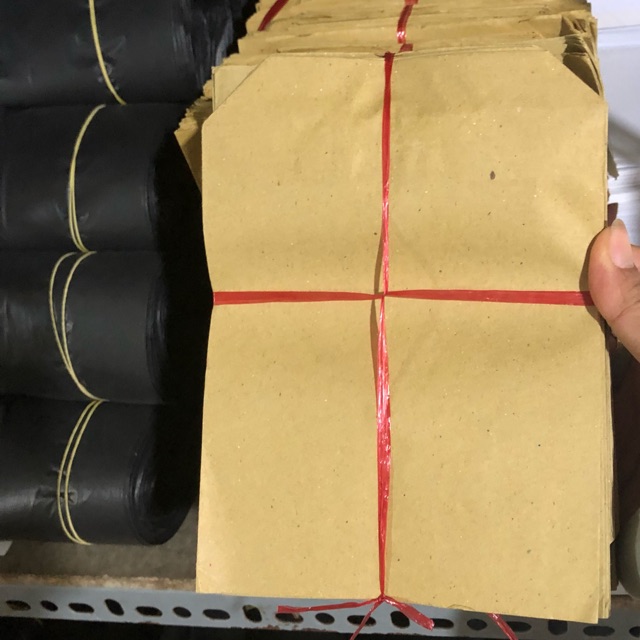 Combo 100 túi giấy xi măng size 16*21, 19*27 - Túi xi măng - 19x27