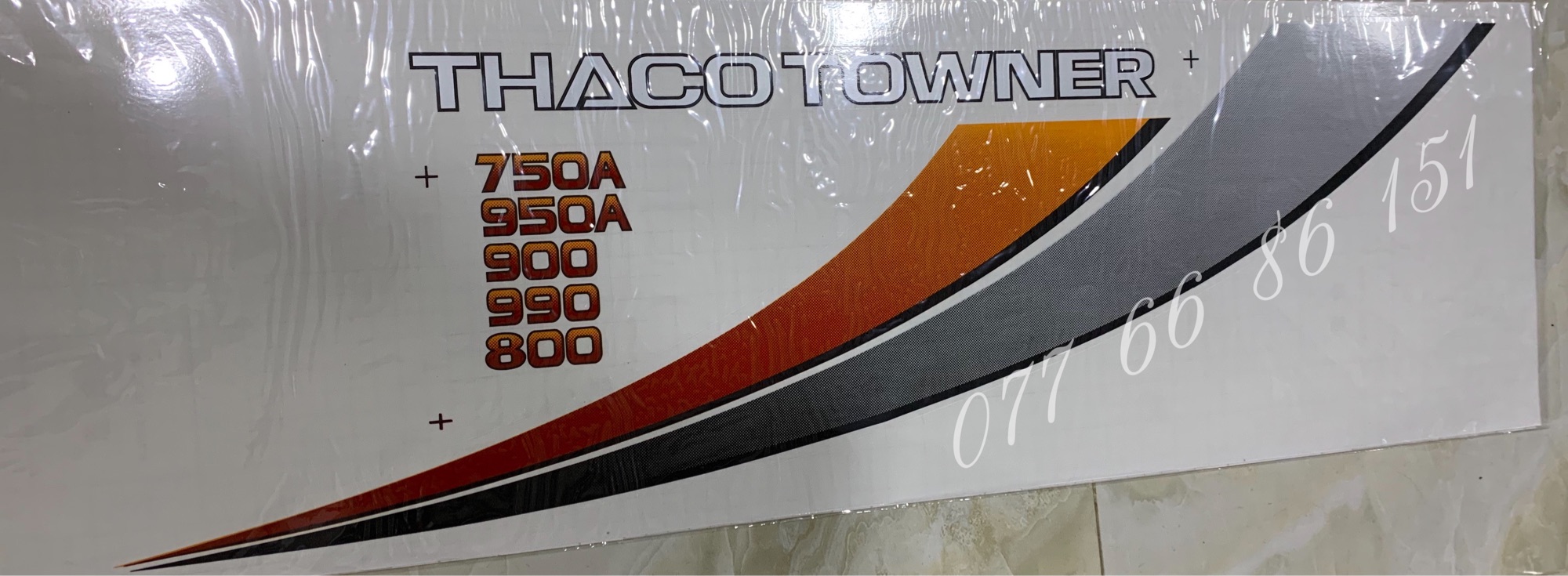 Tem Dán Xe Tải Thaco Towner