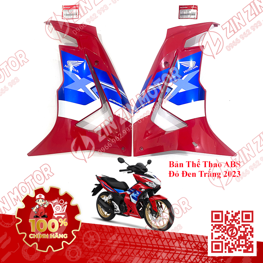 Wings bib front, chicken wings, wings bửng winner x v3 2022 + left right 64650-k2p-v80za, 64600-k2p-v80za genuine