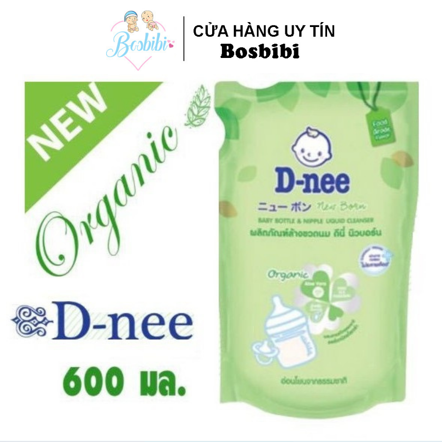 Nước rửa bình sữa Dnee Organic 600ml