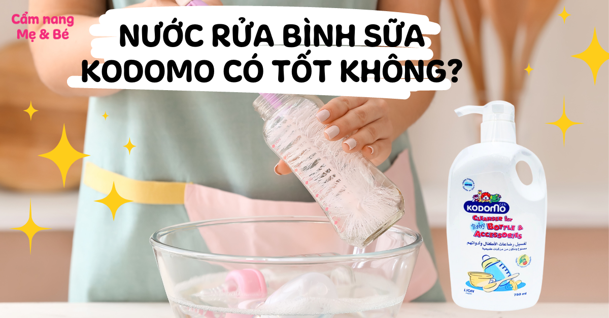 Combo 1 bình nước rửa Kodomo + 2 bịch nước rửa Kodomo