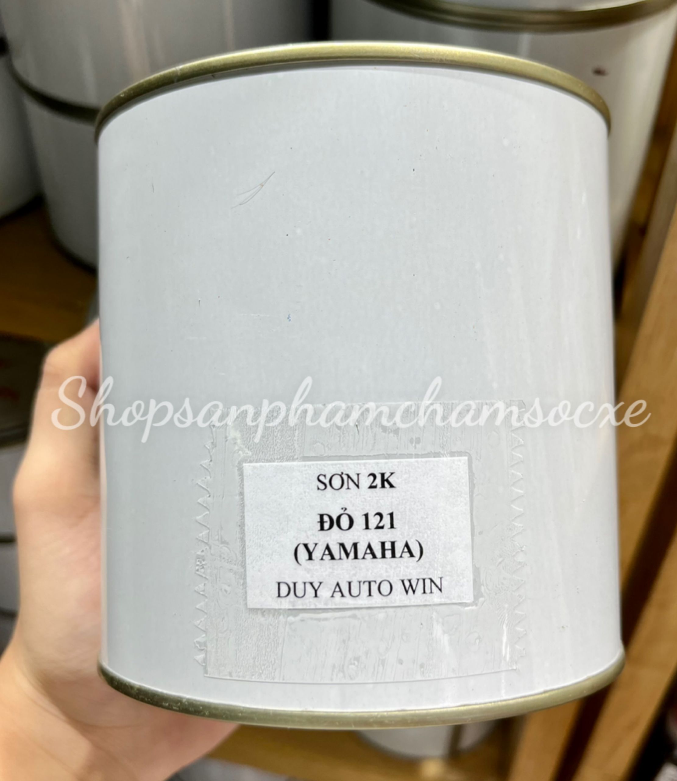 Đỏ 121 Exciter Yamaha 150cc - Sơn 2k tự bóng 4:1