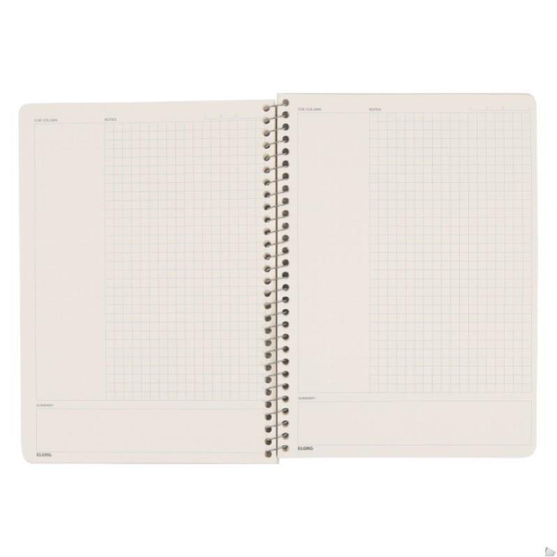 Vở lò xo đơn B5 C Notes (6x6)mm 120 trang; MS: 587 .