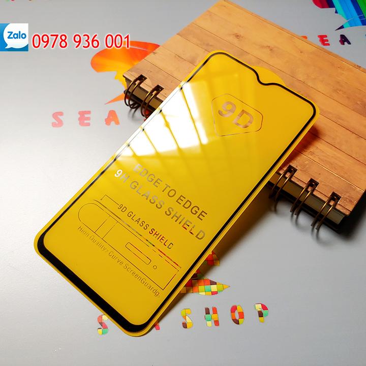 Kính cường lực 9d samsung galaxy a30 full màn hình - tặng miếng lau - kính full keo