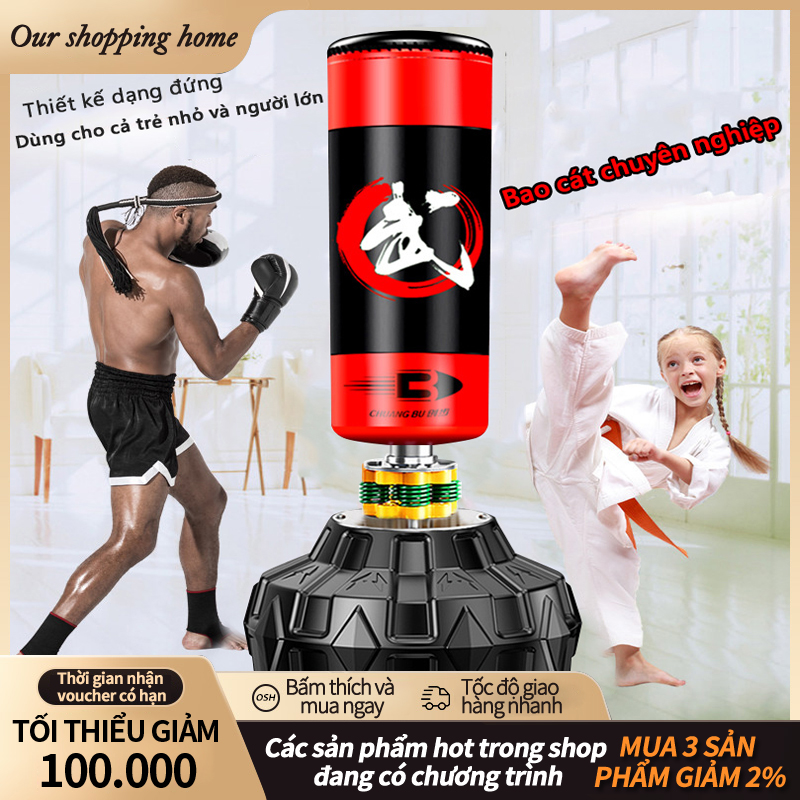 HCMBao cát boxing lật đật Bao cát đấm bốc Bao cát dùng tại nhà người lớn