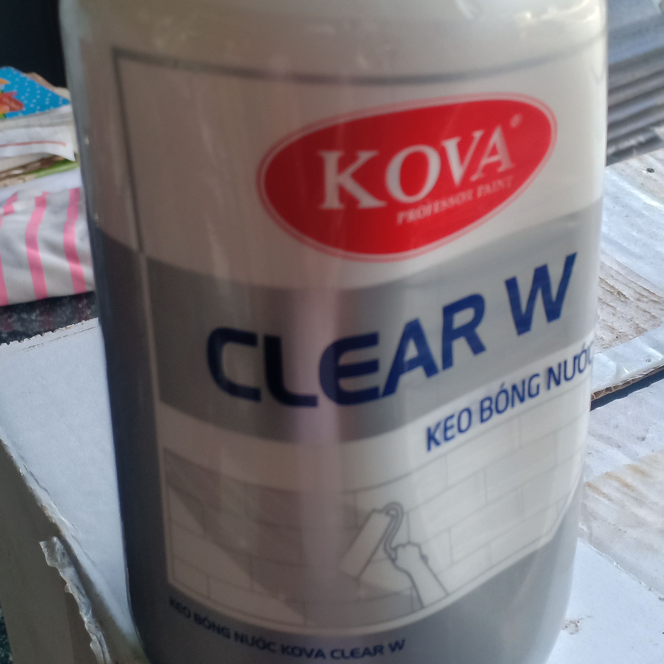 keo bóng nước W KOVA(1KI)*sơn kova chính hãng*
