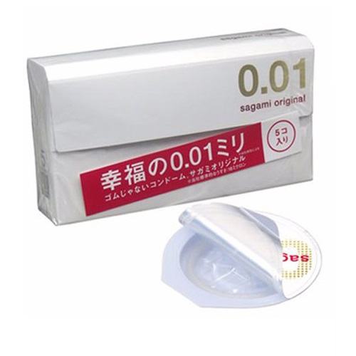 BCS Sagami 0.01 Nhật Bản (Hộp 5 Chiếc) Che Tên Sản Phẩm