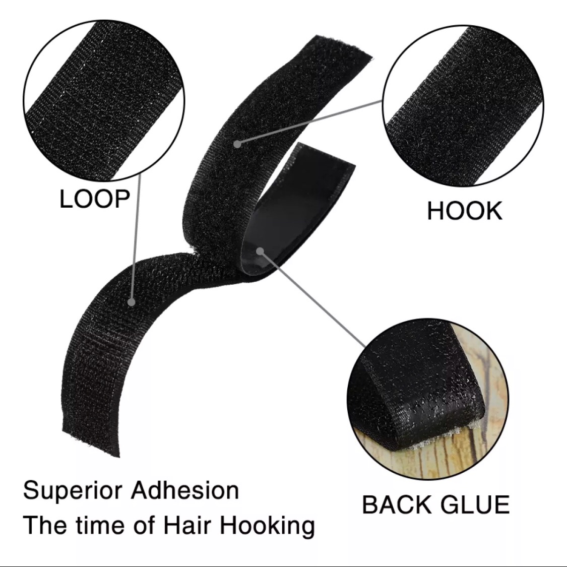 [HCM]Dán xé/Băng dính gai khóa nhámrộng 2cm và 3.8cm trắng đen