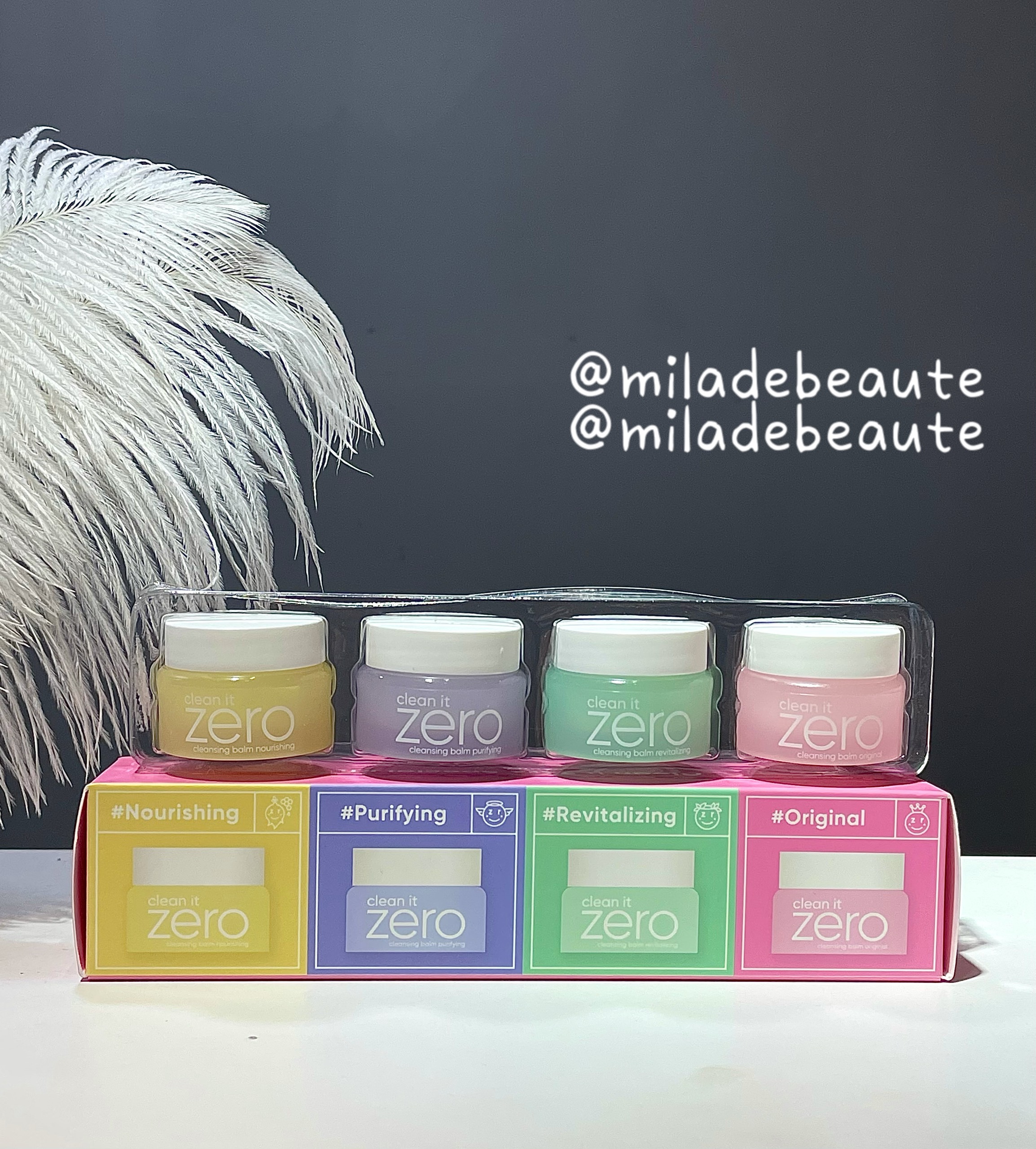 [BANILA CO] Set 4 Sáp Tẩy Trang Clean It Zero Mini