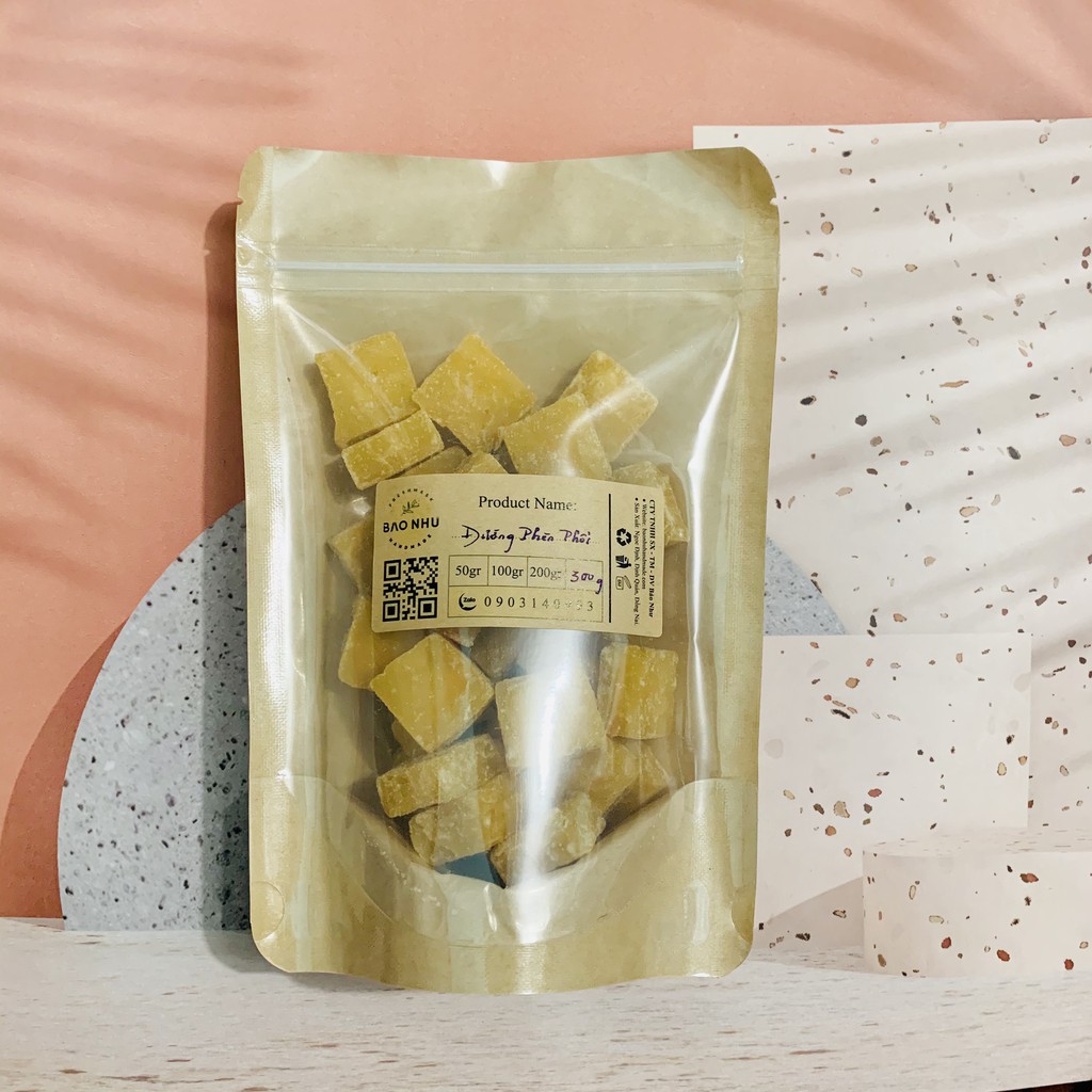 300gram đường phèn phổi mật mía pha trà