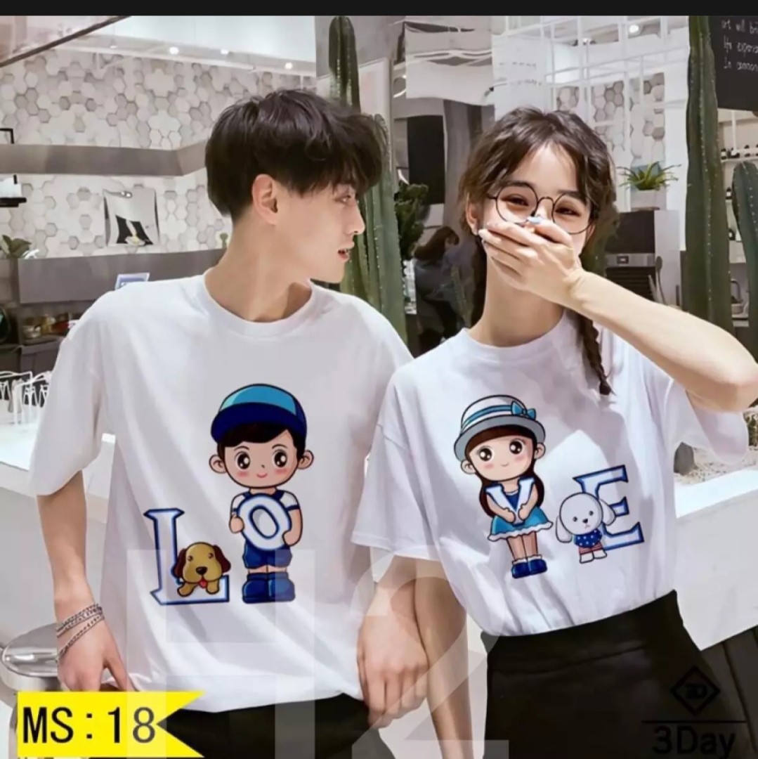 [HCM]áo thun nam nữ áo thun cặp đôi hình in rõ nét không phai màu chất vải mềm mại (giá 1 áo)