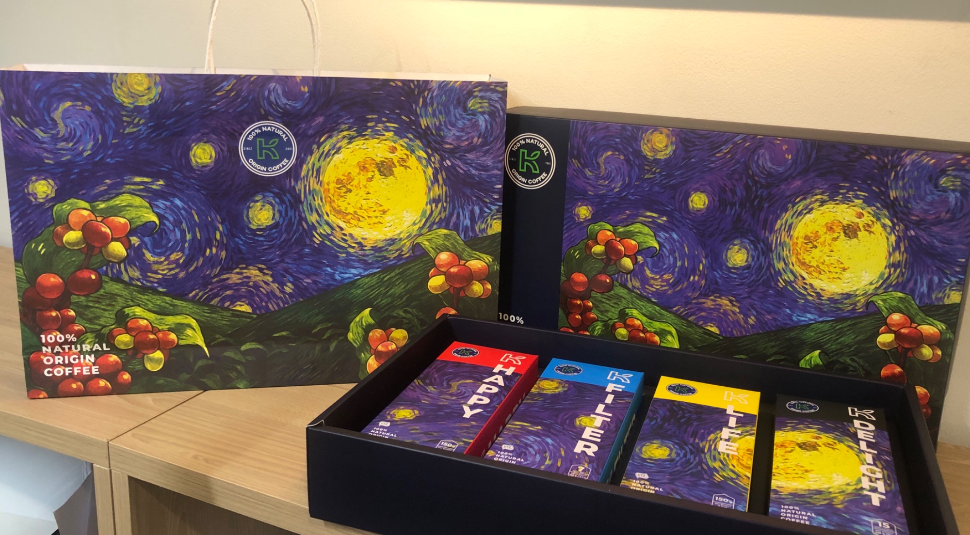 [HCM]Combo bộ cà phê quà biếu Happy Box