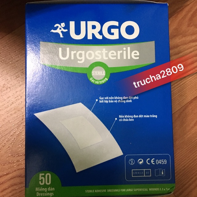 Băng các vết thương hậu phẫu Urgo Urgosterile 5x70mm
