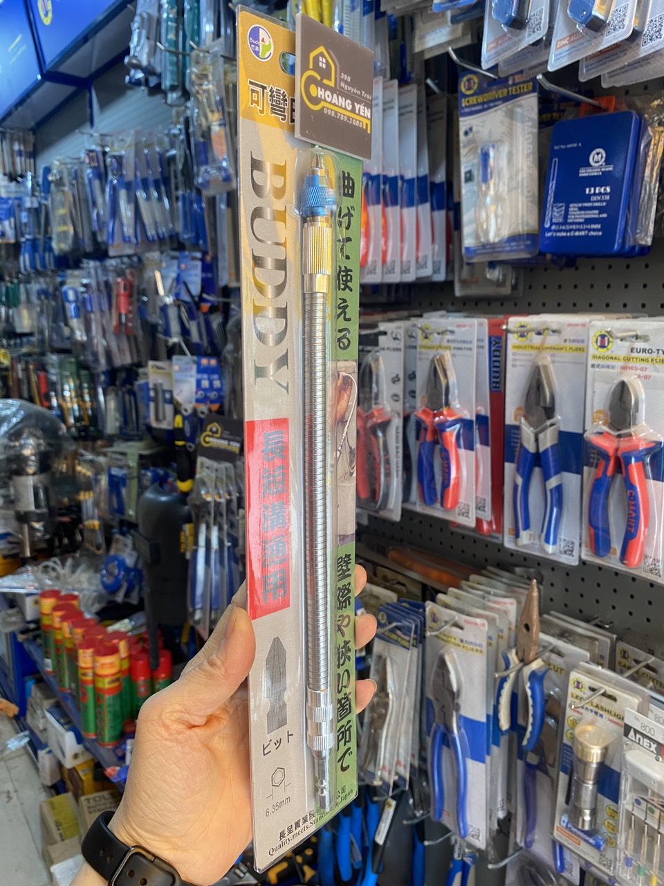 Đầu chuyển hướng bắt vít mũi khoan, mũi khoan chuyển hướng BUDDY A0111 Nhật Bản