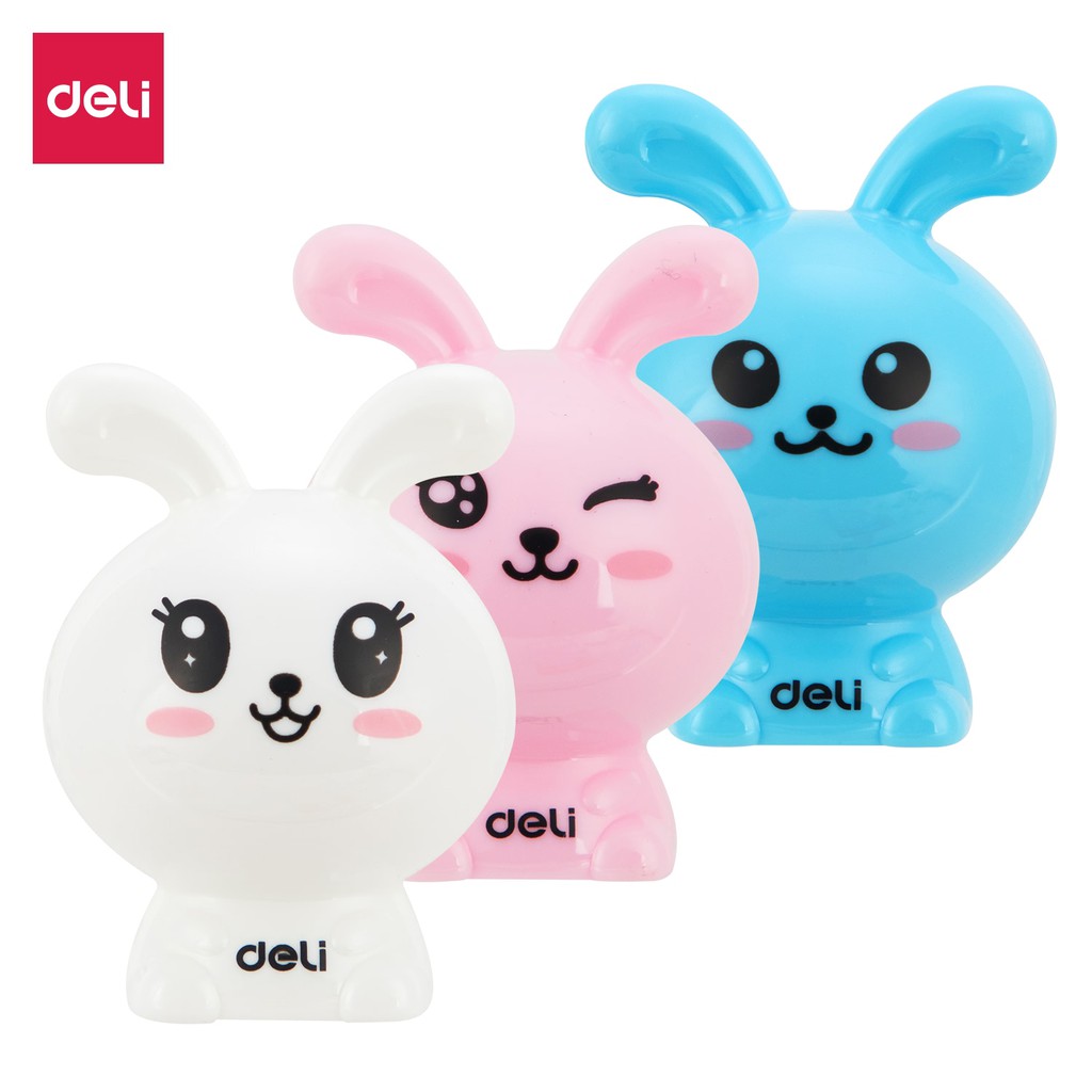 Gọt chì mini deli e0560 - xanh/trắng/hồng