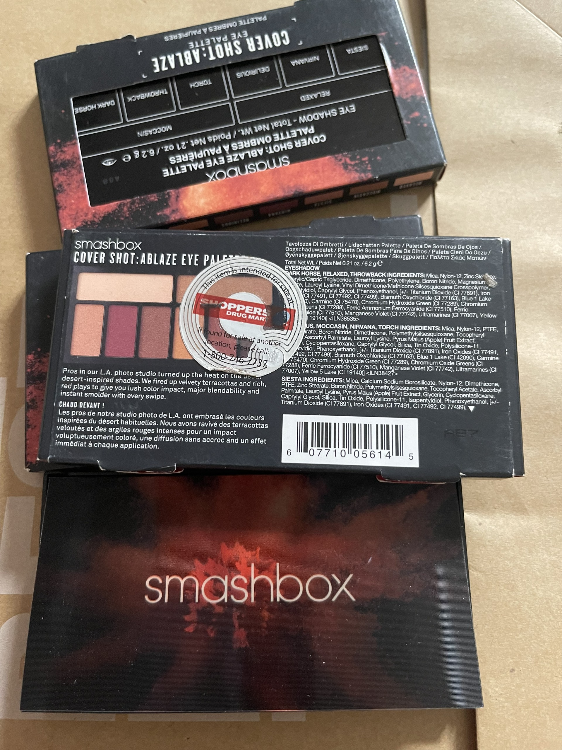 Smashbox phấn mắt smashbox của mỹ ablaze eye palette