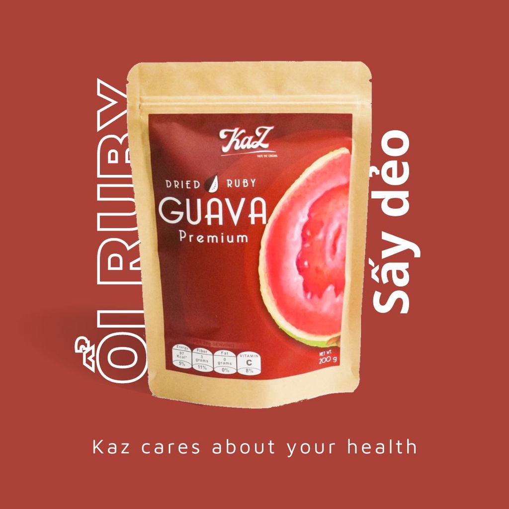 COMBO 4 Vị Trái Cây Sấy Nhiệt Đới Kaz
