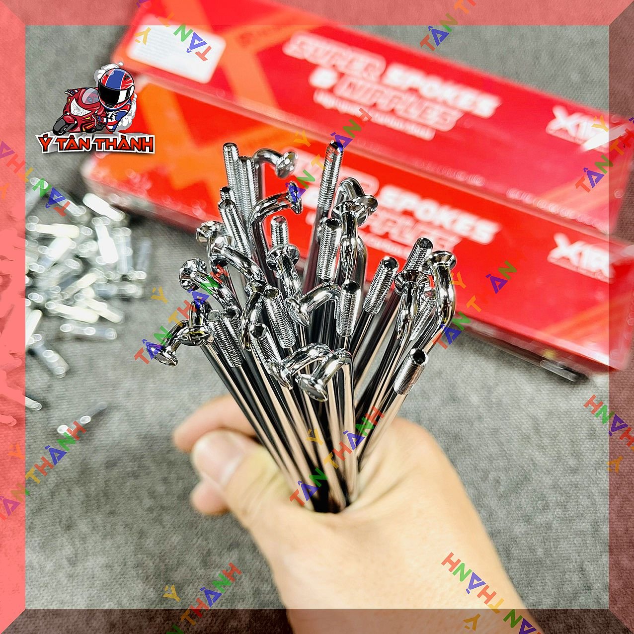 Căm NOVA X1R mạ crom cho các loại xe máy MS07