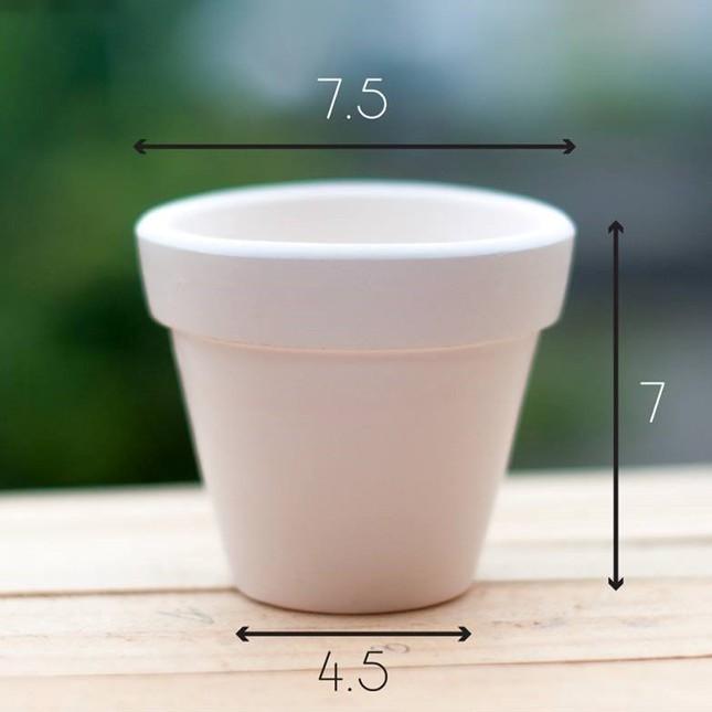Chậu đất nung size 7*7cm trồng cây cảnh mini