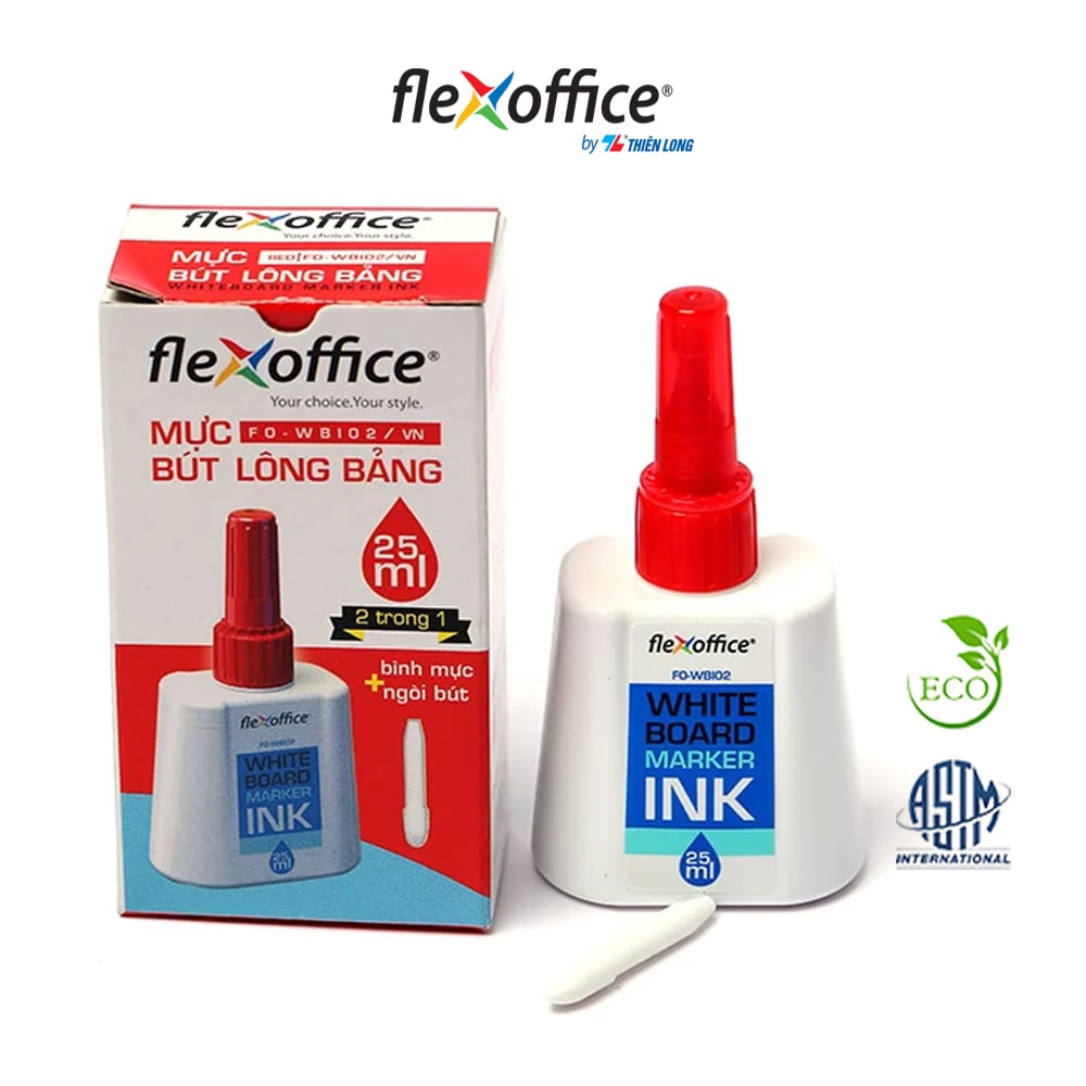 Mực bút lông bảng FlexOffice FO-WBI02