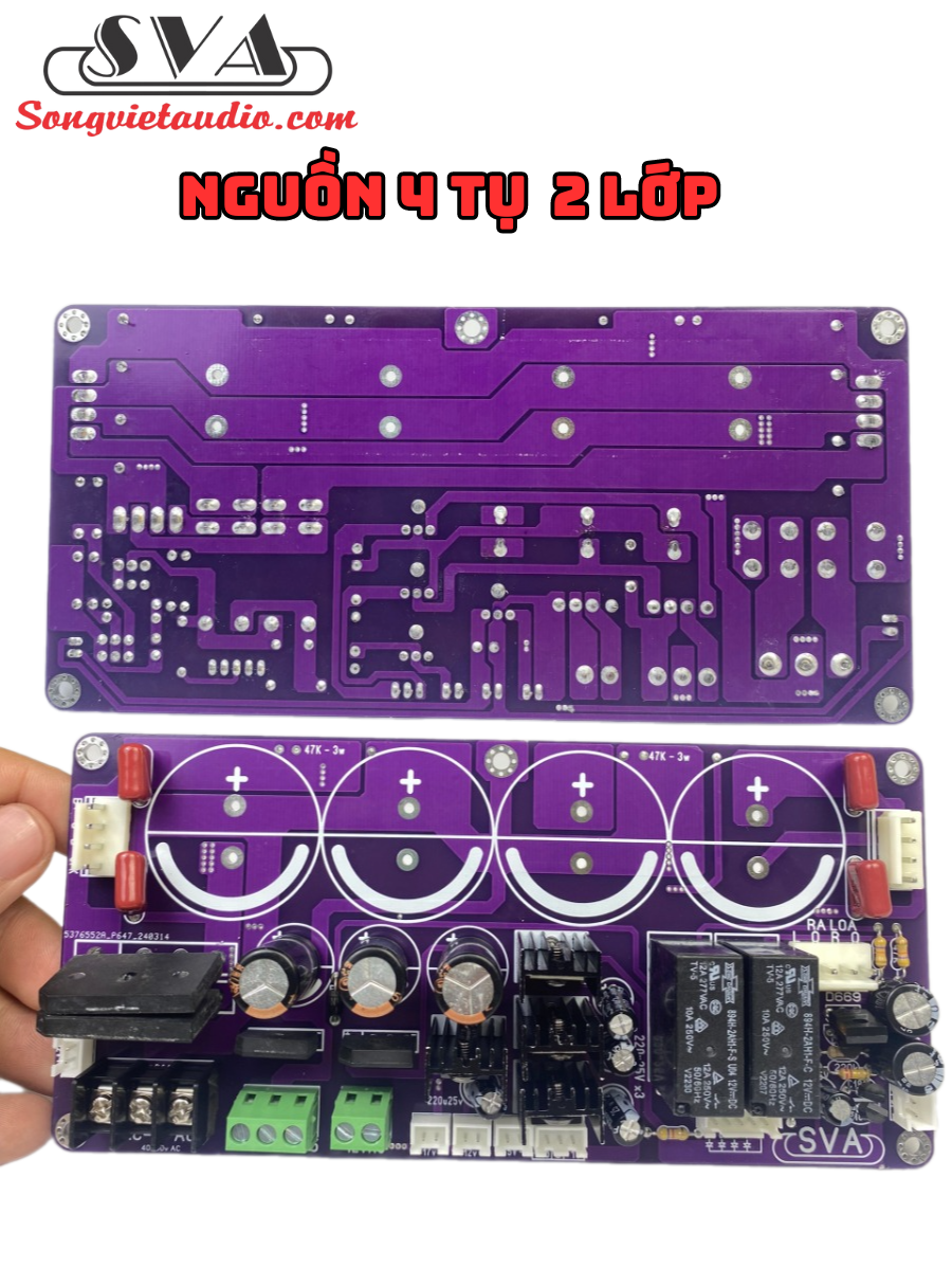 MẠCH NGUỒN 4 TỤ SỢI THỦY TINH 2 LỚP - 1 MẠCH