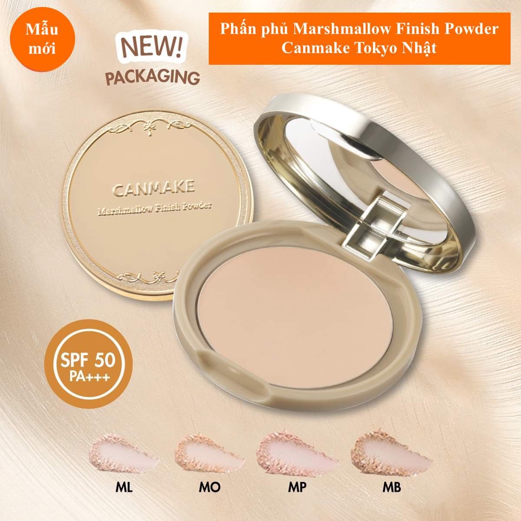 Phấn Phủ Canmake Marshmallow Finish Powder 10g.#MO