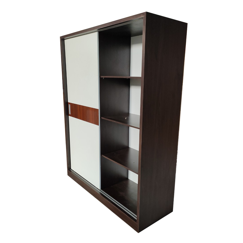 [ Freeship HCM ] [ Trả góp 0%] TỦ QUẦN ÁO GỖ CÔNG NGHIỆP 2 CÁNH LÙA OHAHA - CL013