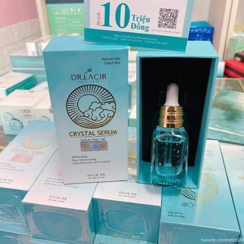 Serum tinh thể vàng 24K Dr Lacir chăm sóc da mặt, dưỡng da, cấp ẩm,giúp da luôn căng bóng (CRYSTAL SERUM)